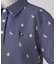 【ADABAT NAVY】モノグラムサッカー半袖ポロシャツ