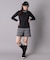 【ADABAT NAVY】UVカット ロゴリブタートルネックプルオーバー