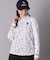 【ADABAT NAVY】シャダンモノグラム長袖ポロシャツ
