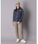 【ADABAT NAVY】シャダンモノグラム長袖ポロシャツ
