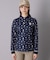 【ADABAT NAVY】シャダンモノグラム長袖ポロシャツ