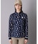 【ADABAT NAVY】シャダンモノグラム長袖ポロシャツ