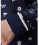 【ADABAT NAVY】シャダンモノグラム長袖ポロシャツ