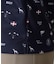 【ADABAT NAVY】シャダンモノグラム長袖ポロシャツ