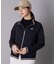 【ADABAT NAVY】モノグラムエンボスジップブルゾン