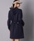 【ADABAT NAVY】長袖フーディワンピース