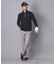 【ADABAT NAVY】スムースジャージジップブルゾン
