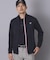 【ADABAT NAVY】スムースジャージジップブルゾン