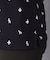 【ADABAT NAVY】モノグラムサッカー長袖ポロシャツ