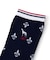 【ADABAT NAVY】モノグラムハイソックス