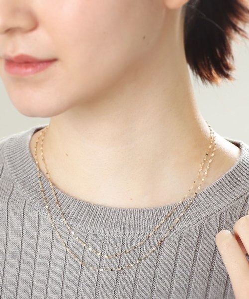 K18フラワーチェーンネックレス 785K2509