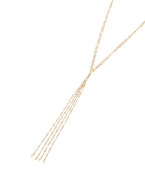 K10スクリューチェーンタッセル ネックレス｜ココシュニックの通販