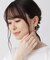 シルバー ダブルフープ イヤーカフ大