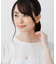 K10カラーストーン（ガーネット）スクエアプレート ネックレス