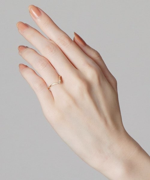 15号✨美品❣️D0.50CT✨k18YG2種カットバケットダイヤリング 15号✨美品❣️D0.50CT✨k18YG2種カットバケットダイヤリング