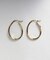 K10中空ひねりペアシェイプ フープピアス大