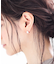 シルバー スモールフープ ワイドピアス