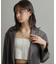 シルバー スモールフープ プランプピアス
