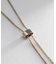 K10スパイクトリプル ラリエットネックレス