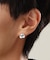 シルバー ニュアンスピアス ドロップ