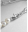 シルバー バロックパール チェーンミックス ブレスレットＳ