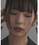 シルバー ハギーフープ スクエアピアス GP