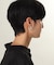 シルバー ハギーフープ ラウンドピアス