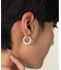 シルバー ハギーフープ ラウンドピアス