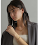 シルバー スモールフープ クロワッサンピアス GP