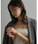 シルバー スモールフープ クロワッサンピアス GP
