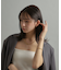 シルバー スモールフープ クロワッサンピアス GP