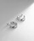 シルバー スモールフープ スクリューピアス
