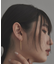 シルバー コンビネーションチェーン ニュアンスボールピアス GP