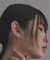 シルバー コンビネーションチェーン ニュアンスボールピアス GP