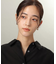 シルバー トラペーズ フープピアス