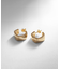 シルバー ツイストスクエア ピアス GP