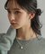 シルバー バロックパール 2WAYドロップ ネックレス