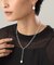 シルバー バロックパール 2WAYドロップ ネックレス