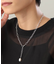シルバー バロックパール 2WAYドロップ ネックレス