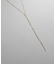 K10カットチェーンY字 ネックレス