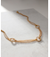 シルバー サークルモチーフ ステーションネックレス GP