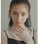 シルバー ニュアンスリング ウェーブ