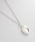 シルバー ロケットネックレス オーバル
