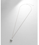 シルバー ロケットネックレス サークル