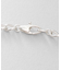 シルバー ミックスカーブチェーンフリンジ ネックレス