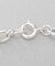 シルバー ハンギングミックスケーブルチェーン ブレスレット