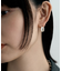 シルバー コンケイブピアス