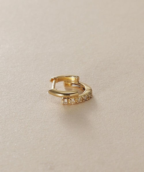 ココ山岡 　ピアス　K18 K18ダイヤモンド アラシパヴェ バーフックピアス（ピアス