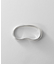 シルバー 【サステナブル】ダブルフィンガー グラデーションリング
