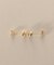 K10【サステナブル】ビーンズシェイプ スタッドピアス